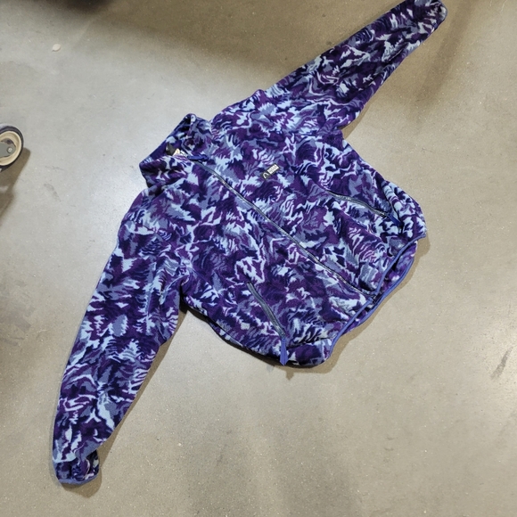 Vintage Sierra Designs Retro Jacket fleece 80s 90s Mens XL camo - Picture 7 of 11